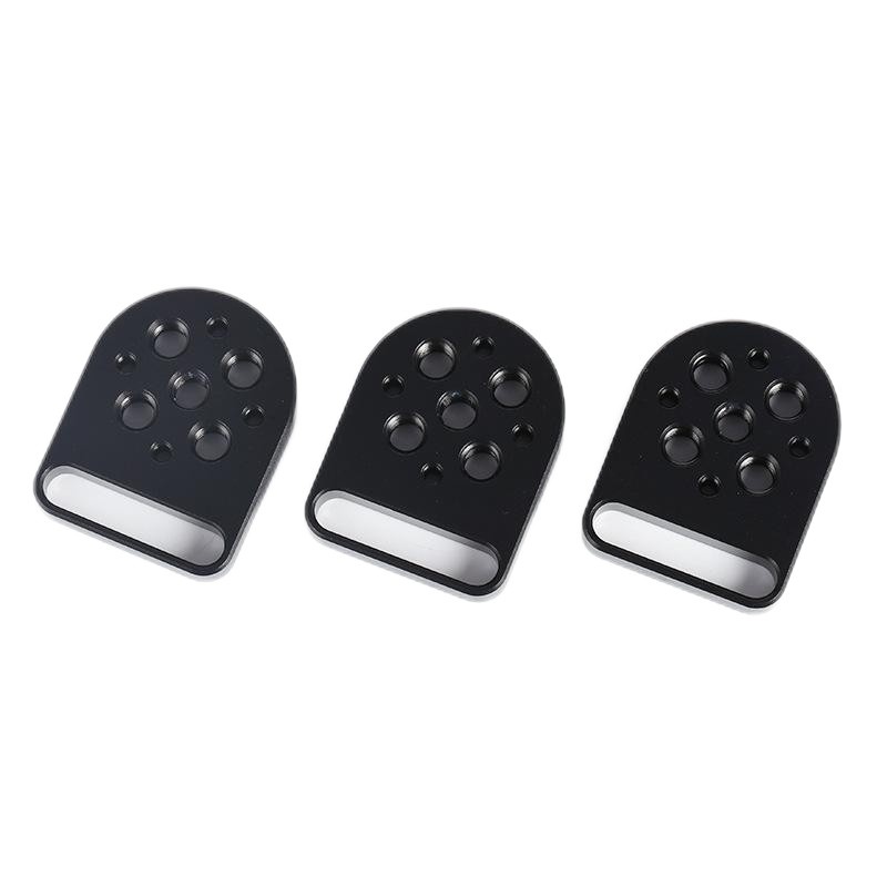 Quick Release Plate Camera Bottom Base Extension Mount Microphone Adapter