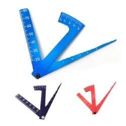 Adjustable Ruler, Adjusting Height and Wheel Rims Camber Multi Angle Measuring Tool for On-road RC Car