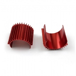 Motor Heatsink Heat Sink Vented Aluminium Red