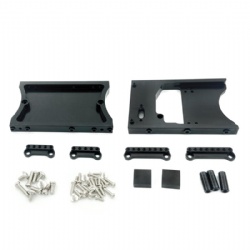 Aluminum Servo Mount Bracket Beam Crossbeam Shock Absorber Mount Seat 112 RC Car Upgrade Parts Accessories